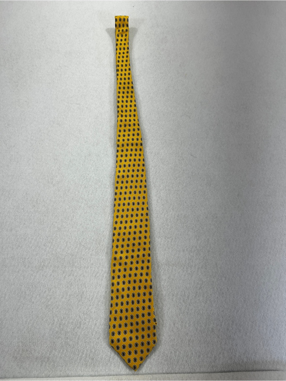 Vineyard Vines Boston Bruins NHL Yellow Silk Necktie